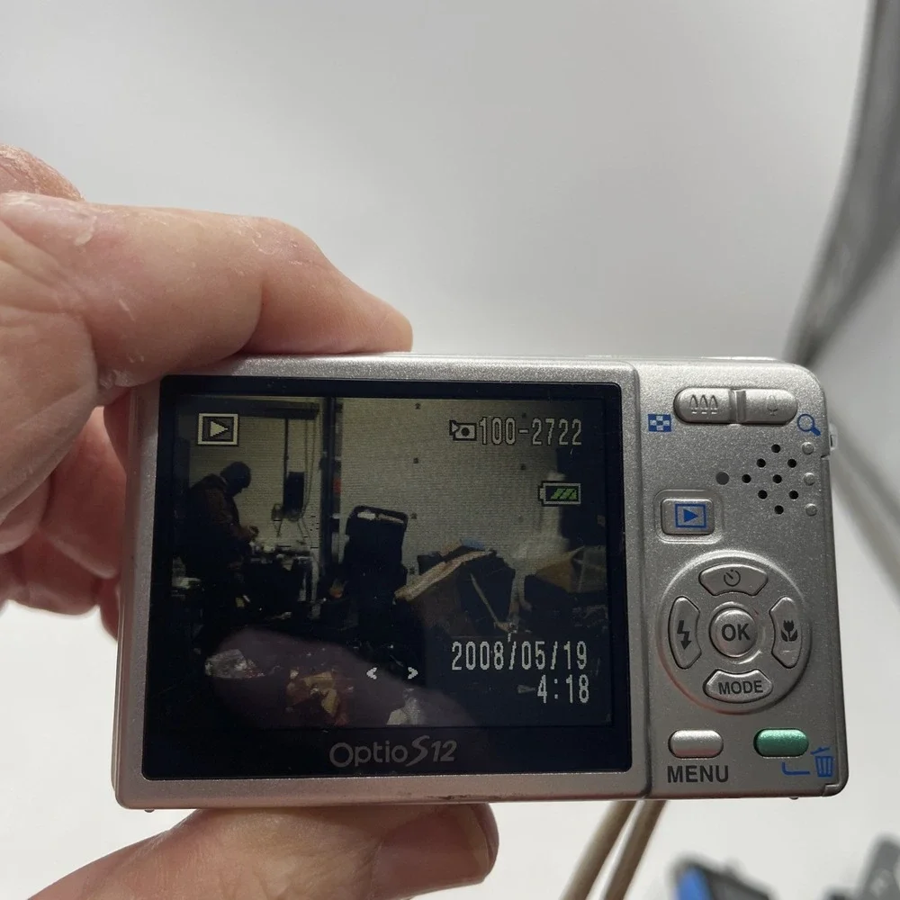 Pentax Optio S12 12MP Digital Camera 6x Zoom+New Battery-TESTED